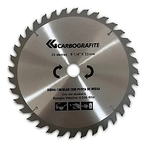 Serra Circular Widea 36D 9.1/4" X 25mm Carbografite