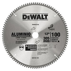 Serra Circular Widea 300mm 12" 100Dentes Para Alumínio Dewalt