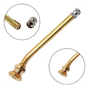 Bico Válvula Para Pneu Sem Câmara 85mm/110mm Curvo em L Steels
