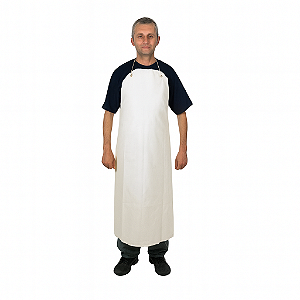 Avental PVC Forradp Branco 1,20 X 0,70m Carbografite