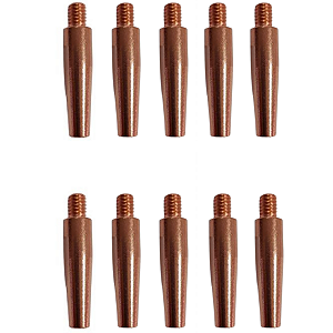 Bico de Contato M6 1,00mm X 45mm CuCrZr 10 Unidades Carbografite