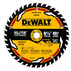 Lâmina Serra Circular Elite Series 6.1/2" 40 Dentes Dewalt