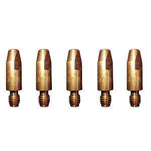 Bico de Contato M6 1,00mm x 28mm 5 Unidades TBI Esab