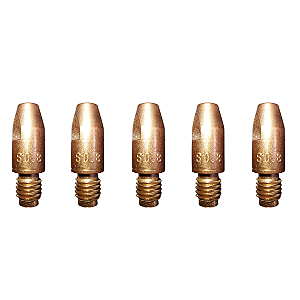 Tubo de Contato CuCr1Zr M6 0,90mm 5 Unidades Sumig