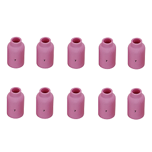 Bocal Cerâmica Gás Lens TIG 26 Nº 07 54N15 10 Unidades Sumig