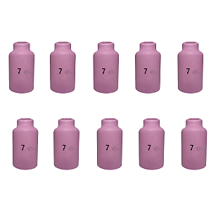 Bocal Cerâmica Gás Lens TIG 26 Nº 07 54N16 10 Unidades