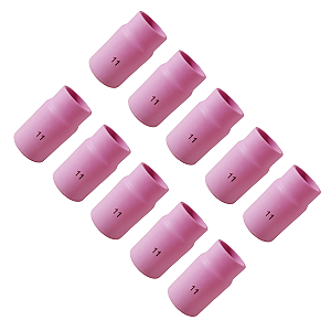 Bocal Cerâmica Gás Lens TIG 26 Nº 10 54N19 10 Unidades Oximig