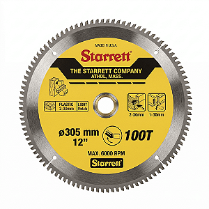 Serra Circular MD Para Aumínio 305mm x 32mm (12 X 1.1/4) x 100 Dentes Starret