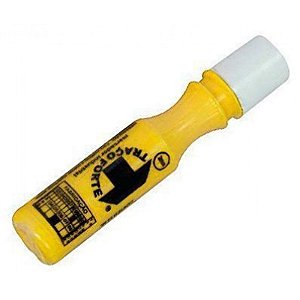 Marcador Industrial Traço Forte 60ML 3MM Amarelo