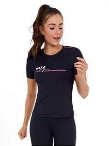 Alto Giro T-Shirt Skin Fit Make It Fun Preto 2131710