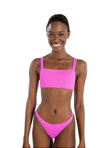 Live Beach Busto Top Band Sportif Essential Pink Neon BC736