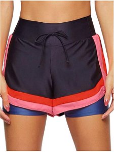 Body For Sure Shorts Fitness Marinho Colors 2297