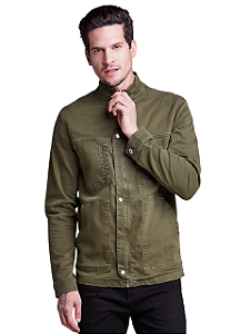 Monnari Parka Sarja Moletom Masculina Verde Militar PKA1004