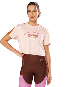 Alto Giro T-shirt Cropped Skin Fit Ready To Play Salmão 2311702