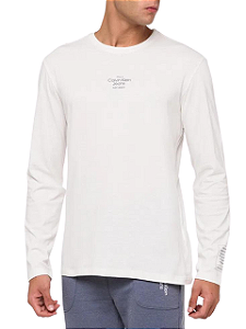 Calvin Klein Camiseta Manga Curta About Ck Branco TC923 - Transwear
