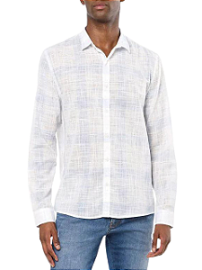 Calvin Klein Camisa ML CKJ Regular Cotton Check CR344