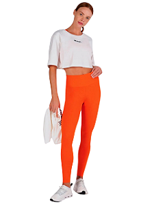 Alto Giro Legging Símbolo Essential | Laranja 2411304