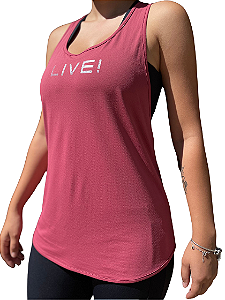 Live Fitness T-Shirt | Regata Fem P1154 Bordo