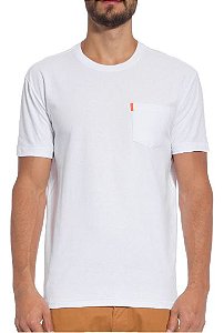 Osklen Tshirt Washed Pocket Spot White 56804
