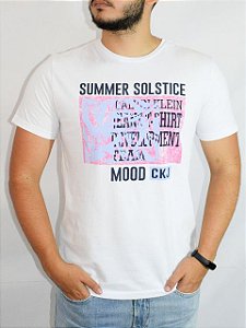 Calvin Klein Camiseta Summer Branco TC228