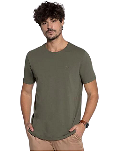 Docthos Camiseta Basic Slim Verde Militar 623119082