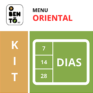 Kit ObentoPet (CÃES) | Menu ORIENTAL