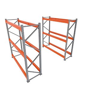 KIT 2 MINI PORTA PALLET 2,00 X 1,80 X 0,60M 250KG POR NÍVEL (SEPARADOS)