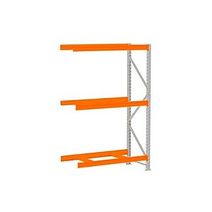 MINI PORTA PALETE CONTINUAÇÃO 2,00 X 1,20 X 0,60M 250KG 3 NÍVEIS