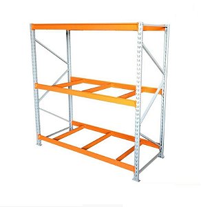 MINI PORTA PALETE INICIAL 2,00 X 1,80 X 0,60M 500KG 3 NÍVEIS