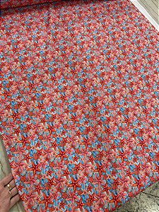 TULE EM MALHA ESTAMPADO