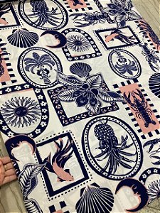 TECIDO VISCOSE ESTAMPADA