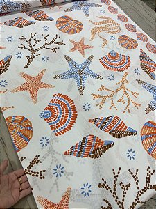 TECIDO VISCOSE ESTAMPADA