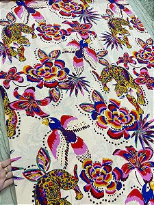 TECIDO VISCOSE ESTAMPADA