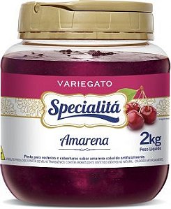 Pasta para recheio Specialitá Variegato Amarena 2kg