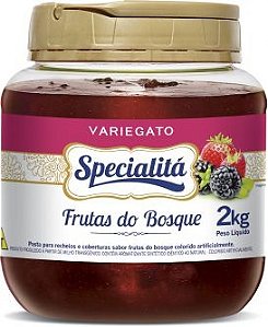 Pasta para recheio Specialitá Variegato Frutas do Bosque 2kg