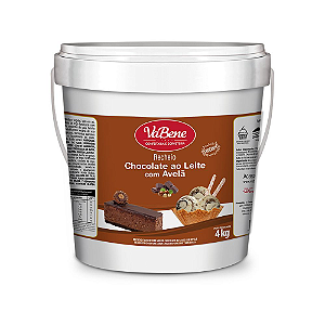 Recheio de Chocolate ao Leite com Avelã Pedaços Crocante 4kg