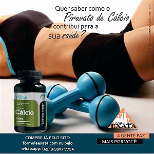 PIRUVATO DE CÁLCIO 850mg 120 cápsulas