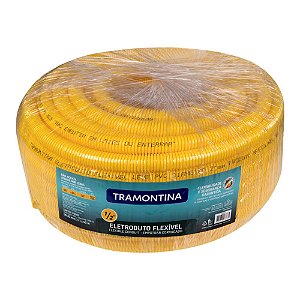 Eletroduto Corrugado Am. Flex. Termoplastico DN 20 1/2 Pc C/ 50 MT - Tramontina