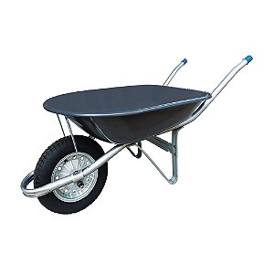 Carrinho De Mao Chapa 3,25X8 Cinza 47Lt Pop - Metalosa