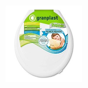 Assento Sanitario Almofadado Branco - Granplast