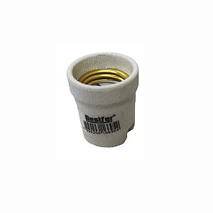 Bocal De Lampada De Porcelana C/ Borne E27 - Bestfer