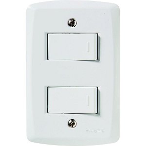 Interruptor 2S Simples 10A/250V Lux2 - Tramontina