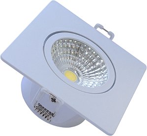 Spot Led Supimpa Quadrado Amarelo 3000K 5W Bivolt - Avant