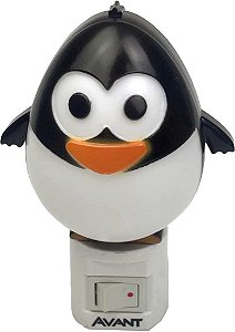 Luz Led Noturna Pinguim Kids Amarela 3000K 1W Bivolt - Avant