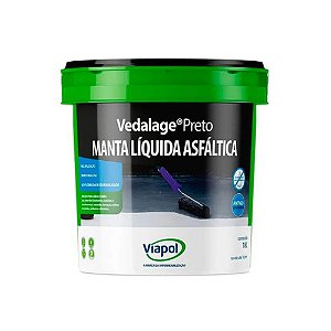 Manta Liquida Asfaltica Preta 18Kg Vedalage - Viapol