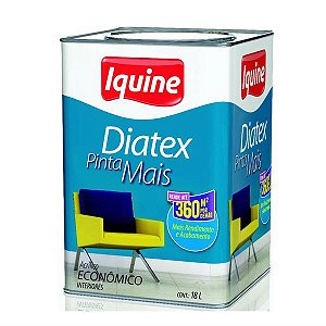 Tinta Diatex Fosco 18L Branco Gelo - Iquine