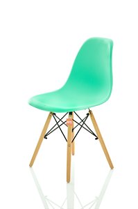 Cadeira Charles Eames Eiffel DSW - Verde Tiffany - BRS