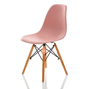 Conjunto 4 Cadeiras Charles Eames Eiffel Rosa - BRS