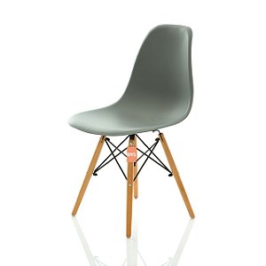 Conjunto 4 Cadeiras Charles Eames Eiffel DSW - Cinza Claro - BRS