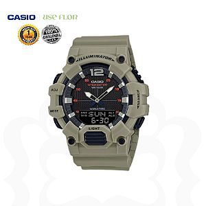 Relógio Casio Masculino Standard Verde Claro HDC-700-3A3V